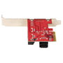 StarTech Tarjeta Controladora PCI Express (PCIe) de 6 Puertos SATA 6 Gbps con Bracket de Perfil Bajo