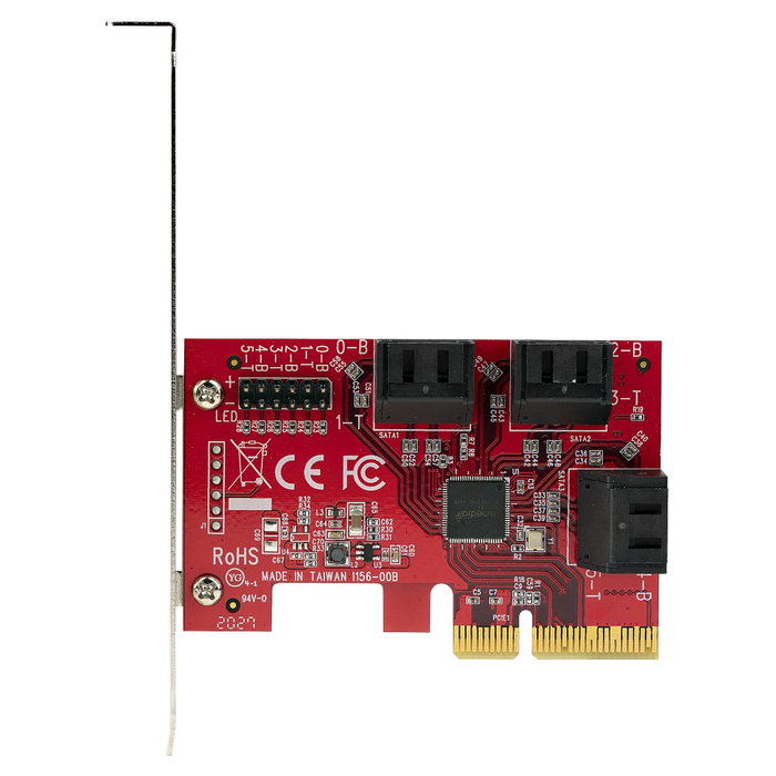 StarTech Tarjeta Controladora PCI Express (PCIe) de 6 Puertos SATA 6 Gbps con Bracket de Perfil Bajo StarTech Tarjeta Controladora PCI Express (PCIe) de 6 Puertos SATA 6 Gbps con Bracket de Perfil Bajo