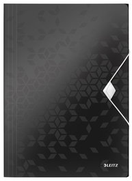Carpeta De Gomas Y Solapas Leitz Wow Pp A4 Negro (Set de 10)