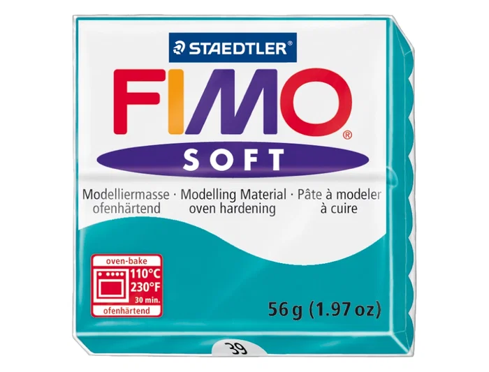 Staedtler Pasta de modelar Fimo Soft 57g Verde Menta Blanda y Suave