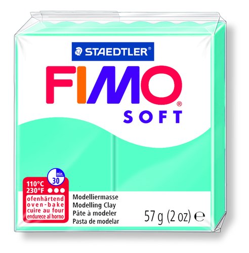 Staedtler Fimo Soft Pasta de modelar Verde menta 57 g