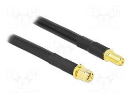 DeLOCK Cable de antena coaxial SMA macho a SMA hembra LMR/CFD300 7,5 m