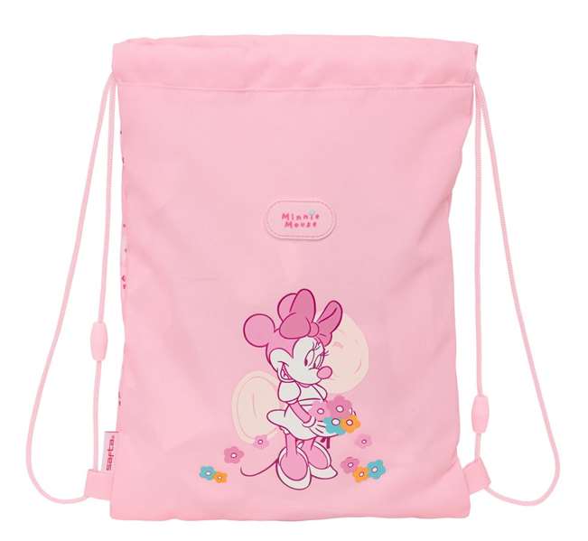 Safta Saco Plano Junior Minnie Mouse "Baby" 26x34x1 cm Edad Mínima Recomendada: 3 Años