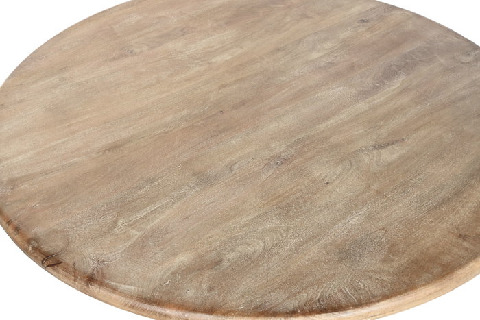 DKD Home Decor Mesa Redonda de Comedor de Mango 150x150x78,7 cm Marrón DKD Home Decor Mesa Redonda de Comedor de Mango 150x150x78,7 cm Marrón