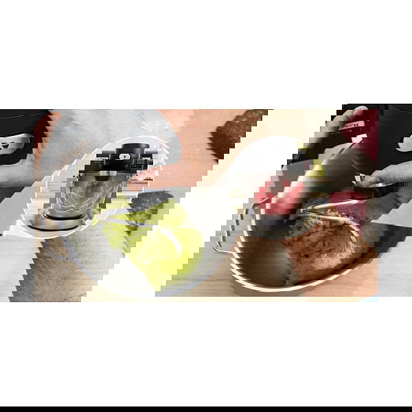 Bosch MUMS6 ZS13D Robot de Cocina, 5,5 L, 1600 W, Rotación Planetaria, Balanza Integrada, Negro/Acero Inoxidable