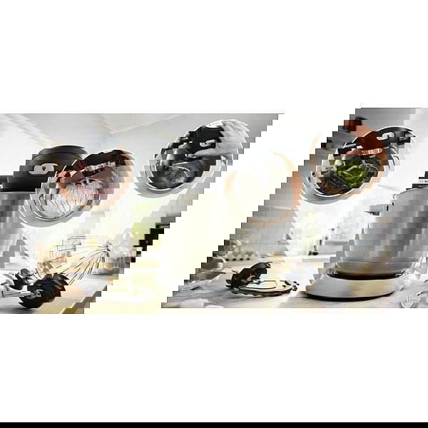 Bosch MUMS6 ZS13D Robot de Cocina, 5,5 L, 1600 W, Rotación Planetaria, Balanza Integrada, Negro/Acero Inoxidable