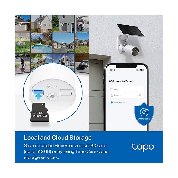 TP-Link Tapo C410 KIT Cámara de Seguridad IP Exterior Inalámbrica WiFi 3MP Visión Nocturna Color Alexa Google Assistant con Panel Solar A201 TP-Link Tapo C410 KIT Cámara de Seguridad IP Exterior Inalámbrica WiFi 3MP Visión Nocturna Color Alexa Google Assistant con Panel Solar A201