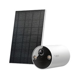 TP-Link Tapo C410 Kit Cámara de Seguridad IP Exterior WiFi 3MP 125° con Batería Recargable, Visión Nocturna 9m, Alexa, Google Assistant, Resistente IP65, Techo/Pared