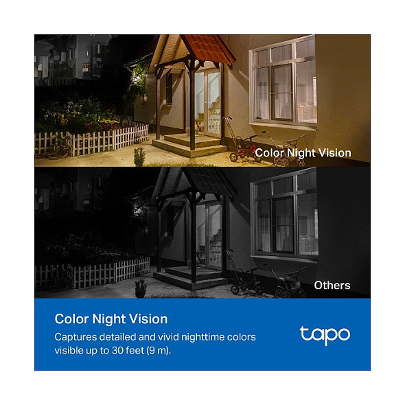 TP-Link Tapo C410 KIT Cámara de Seguridad IP Exterior Inalámbrica WiFi 3MP Visión Nocturna Color Alexa Google Assistant con Panel Solar A201 TP-Link Tapo C410 KIT Cámara de Seguridad IP Exterior Inalámbrica WiFi 3MP Visión Nocturna Color Alexa Google Assistant con Panel Solar A201