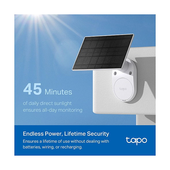 TP-Link Tapo C410 KIT Cámara de Seguridad IP Exterior Inalámbrica WiFi 3MP Visión Nocturna Color Alexa Google Assistant con Panel Solar A201 TP-Link Tapo C410 KIT Cámara de Seguridad IP Exterior Inalámbrica WiFi 3MP Visión Nocturna Color Alexa Google Assistant con Panel Solar A201
