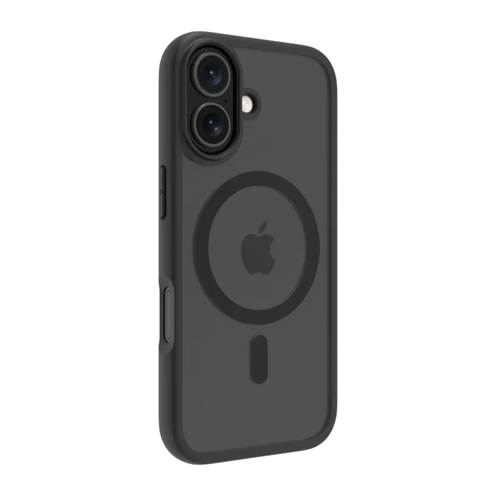 Dbramante1928 Grenen MS Funda Protectora de Plástico para iPhone 17 Negro - Resistente a Impactos, Compatible con Carga Inalámbrica