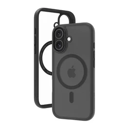 Dbramante1928 Grenen MS Funda Protectora de Plástico para iPhone 17 Negro - Resistente a Impactos, Compatible con Carga Inalámbrica