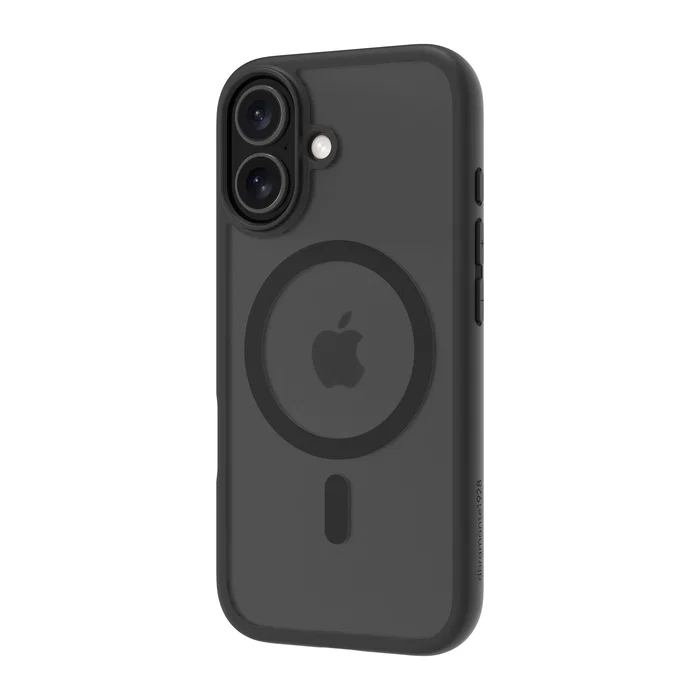 Dbramante1928 Grenen MS Funda Protectora de Plástico para iPhone 17 Negro - Resistente a Impactos, Compatible con Carga Inalámbrica