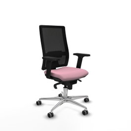 PIQUERAS Y CRESPO Silla de oficina Horna Rosa y Negro