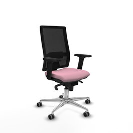 PIQUERAS Y CRESPO Silla de oficina Horna Rosa y Negro