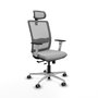 PIQUERAS Y CRESPO Silla de oficina Haches con mecanismo Sincro/Traslack Gris