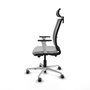 PIQUERAS Y CRESPO Silla de oficina Haches con mecanismo Sincro/Traslack Gris