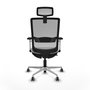 PIQUERAS Y CRESPO Silla de oficina Haches con mecanismo Sincro/Traslack Gris