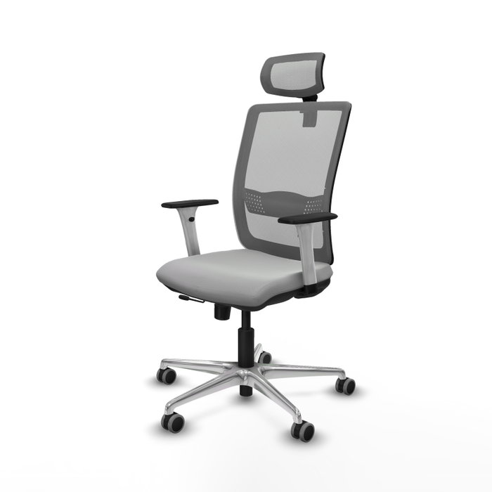 PIQUERAS Y CRESPO Silla de oficina Haches con mecanismo Sincro/Traslack Gris PIQUERAS Y CRESPO Silla de oficina Haches con mecanismo Sincro/Traslack Gris