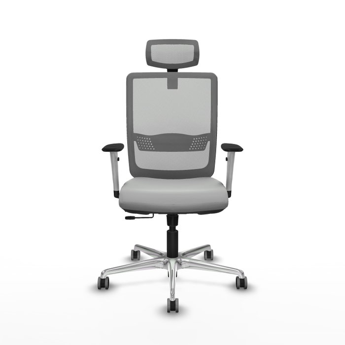 PIQUERAS Y CRESPO Silla de oficina Haches con mecanismo Sincro/Traslack Gris PIQUERAS Y CRESPO Silla de oficina Haches con mecanismo Sincro/Traslack Gris