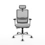 PIQUERAS Y CRESPO Silla de oficina Haches con mecanismo Sincro/Traslack Gris