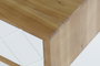 DKD Home Decor Mesa de Centro Abeto Marrón y Blanco