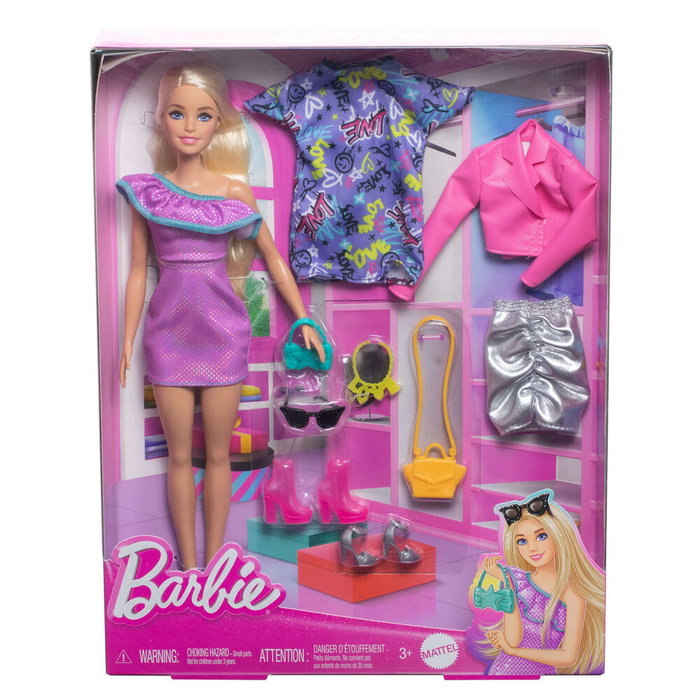 Mattel Barbie Fashionista 3 Modas de Noche Mattel Barbie Fashionista 3 Modas de Noche