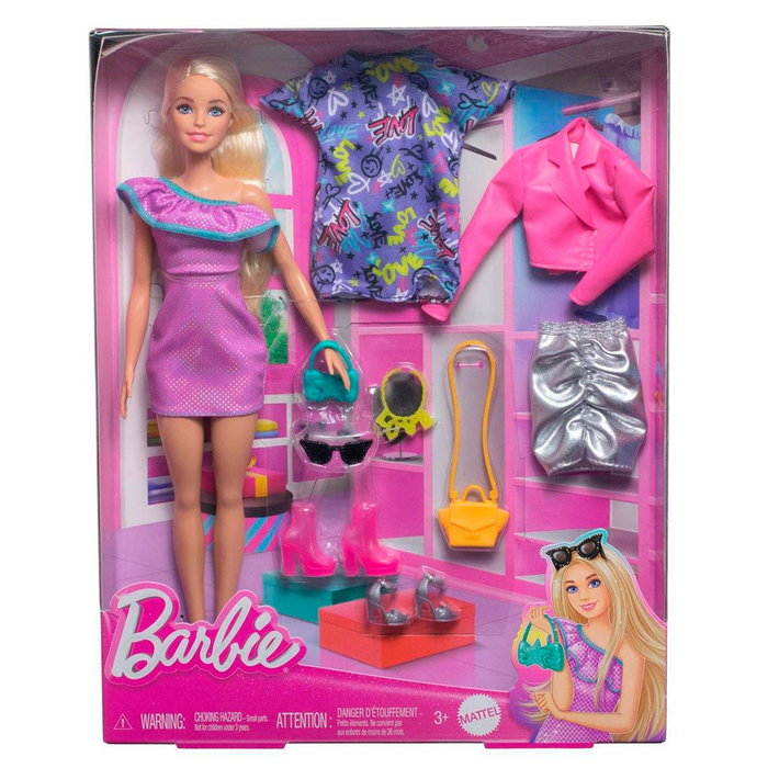 Mattel Barbie Fashionista 3 Modas de Noche Mattel Barbie Fashionista 3 Modas de Noche
