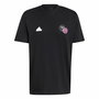 Camiseta de Manga Corta Hombre Adidas House Of Tiro Summer Graphic Negro