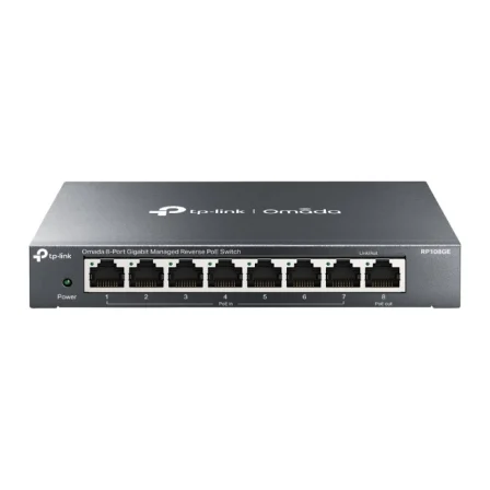 TP-Link Conmutador PoE Gigabit TL-RP108GE V2 8 Puertos, 7 Puertos de Entrada y 1 de Salida PoE Pasivo, Administrado, Velocidad 10/100/1000 Mbps TP-Link Conmutador PoE Gigabit TL-RP108GE V2 8 Puertos, 7 Puertos de Entrada y 1 de Salida PoE Pasivo, Administrado, Velocidad 10/100/1000 Mbps