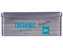 Kinvara Bote Hojalata Rectangular Organic Snacks 11 x 7.1 x 18 cm Gris (Set de 24)