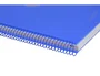 Antartik Cuaderno Espiral Micro A4 Tapa Foam, 120 Hojas Cuadrícula 5mm 90gr, 5 Bandas 4 Taladros, Color Azul