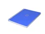Antartik Cuaderno Espiral Micro A4 Tapa Foam, 120 Hojas Cuadrícula 5mm 90gr, 5 Bandas 4 Taladros, Color Azul