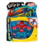 Bandai Goo Jit Zu Figura Spiderman Marvel Estirable que Brilla en la Oscuridad hasta 3 Veces su Tamaño