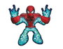 Bandai Goo Jit Zu Figura Spiderman Marvel Estirable que Brilla en la Oscuridad hasta 3 Veces su Tamaño