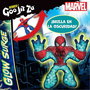 Bandai Goo Jit Zu Figura Spiderman Marvel Estirable que Brilla en la Oscuridad hasta 3 Veces su Tamaño