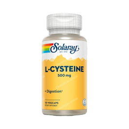 SOLARAY L-Cysteine 500 mg, 30 cápsulas