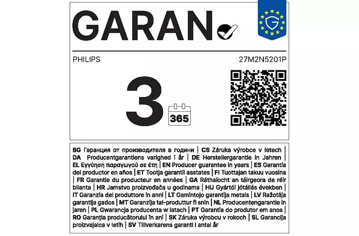 Philips Evnia 27M2N5201P/00 Monitor Gaming 27 Pulgadas Full HD 260 Hz Blanco Philips Evnia 27M2N5201P/00 Monitor Gaming 27 Pulgadas Full HD 260 Hz Blanco