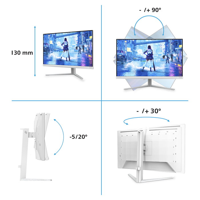 Philips Evnia 27M2N5201P/00 Monitor Gaming 27 pulg. Full HD 260 Hz Blanco Philips Evnia 27M2N5201P/00 Monitor Gaming 27 pulg. Full HD 260 Hz Blanco