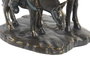 DKD Home Decor Figura de Resina Don Quijote y Sancho Envejecido Cobrizo