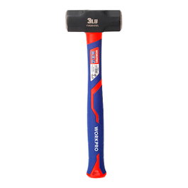 Workpro Martillo de cantero con mango de fibra de vidrio, 1500 g
