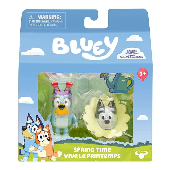 Moose Pack 2 Figuras Primavera Bluey Y Muffin 18913