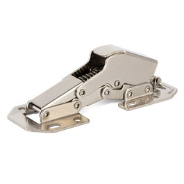 HERRAJES ALK Bisagra Automático Cripli Soft 90º Níquel Con Pistón Cierre Suave
