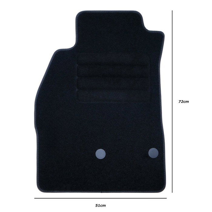 OCC Design Alfombrilla a Medida para Renault Megane III (2009-2016) 5 PZ Azul