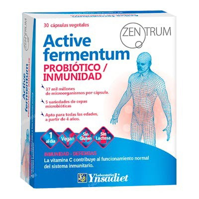 ZENTRUM Active Fermentum 30 Cápsulas