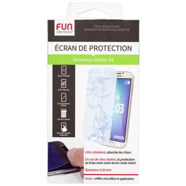 Fun Connection Protector Pantalla Cristal Templado para Samsung Galaxy S4