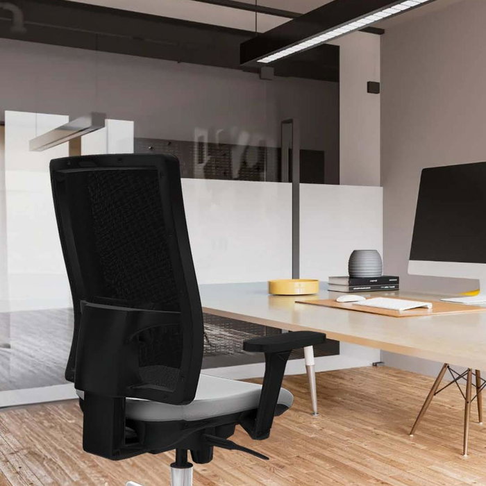 PIQUERAS Y CRESPO Silla de oficina Horna con mecanismo Sincro, Turquesa y Blanco PIQUERAS Y CRESPO Silla de oficina Horna con mecanismo Sincro, Turquesa y Blanco