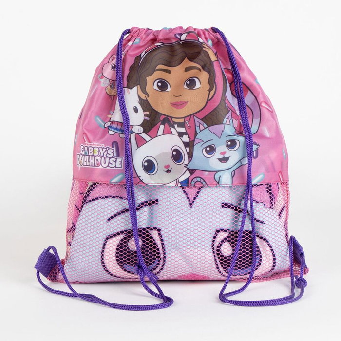 Cerdá Set de Toalla, Saco y Gorra La Casa de Muñecas de Gabby - Rosa