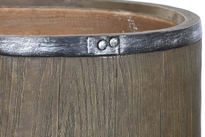 DKD Home Decor Macetero Marron 47x61x47 cm Set 3 Piezas DKD Home Decor Macetero Marron 47x61x47 cm Set 3 Piezas