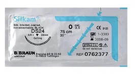B. Braun Silkam Black 2/0 HS26 75cm 36ud
